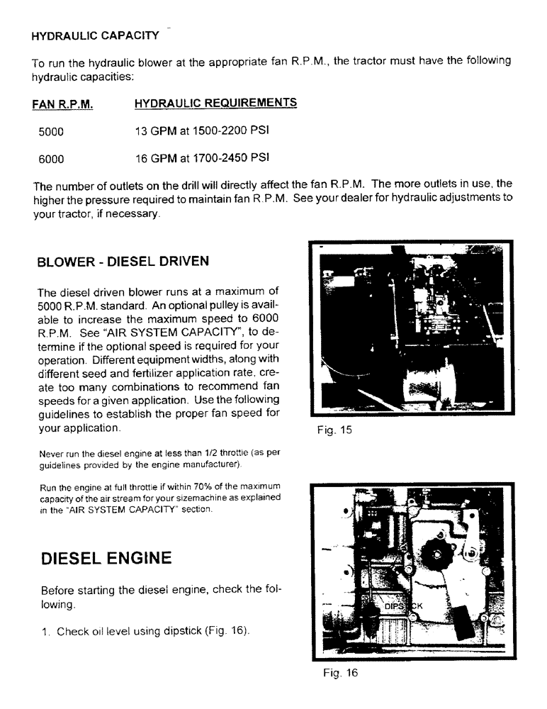 Схема запчастей Case IH 3400 - (B08) - BLOWER (CONT.)/DIESEL ENGINE 