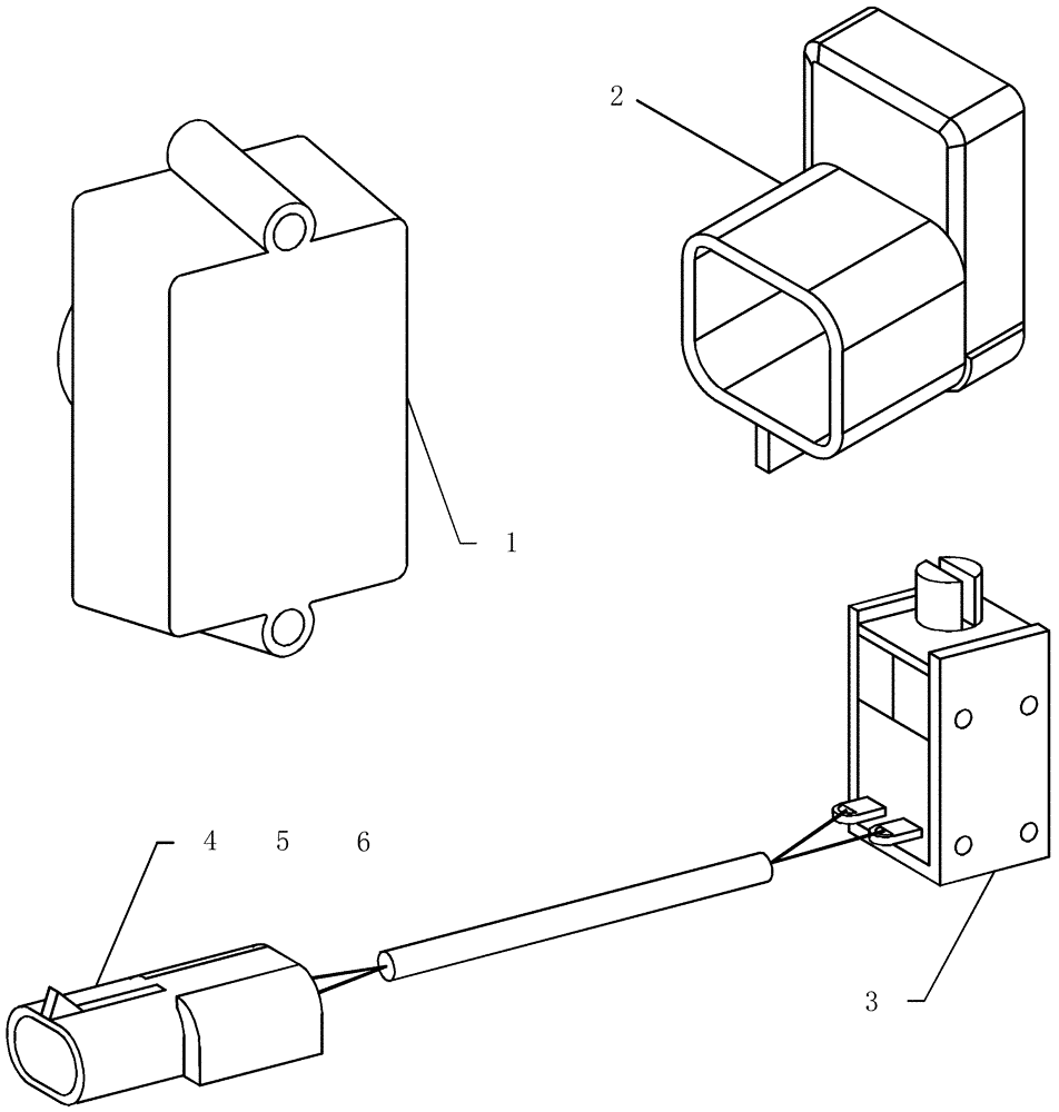 Схема запчастей Case IH 2280 - (55.100.06) - CABLE TERMINATOR/CLUTCH SOLENOID (55) - ELECTRICAL SYSTEMS