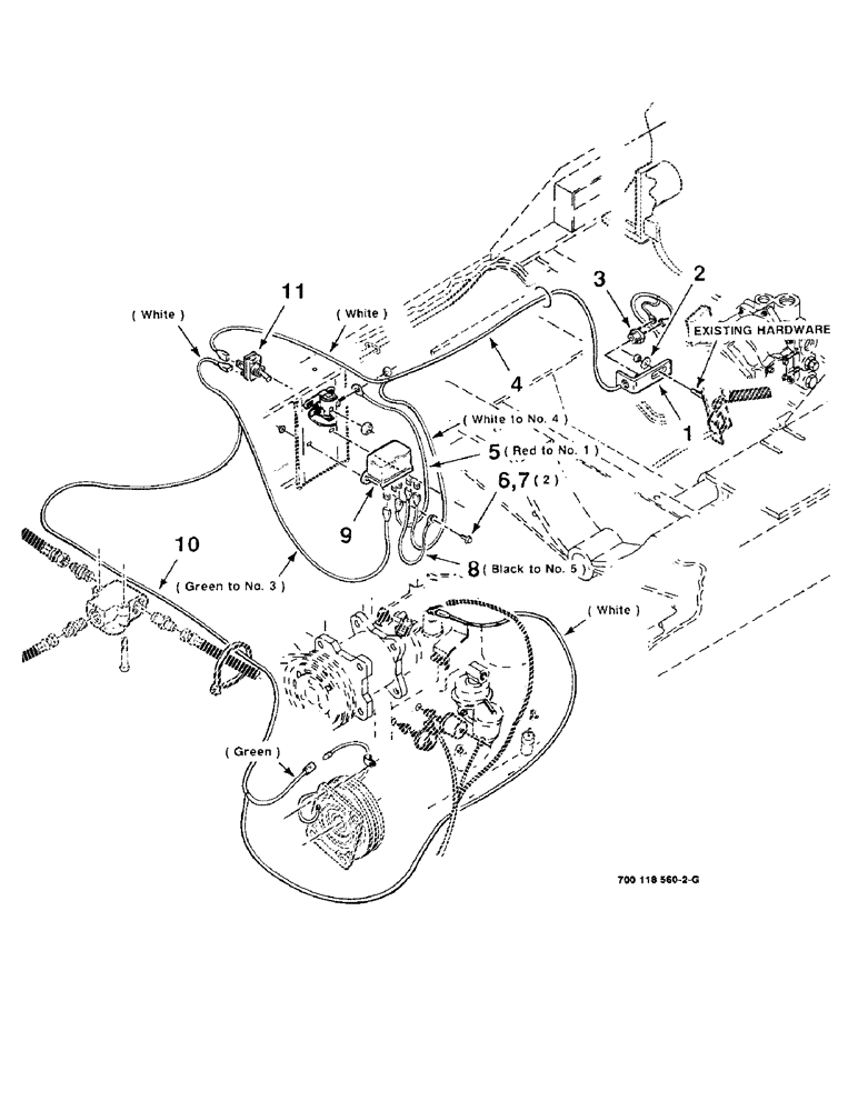 Схема запчастей Case IH 8840 - (4-02) - WIRING ASSEMBLY- CONVEYOR DRIVE (55) - ELECTRICAL SYSTEMS