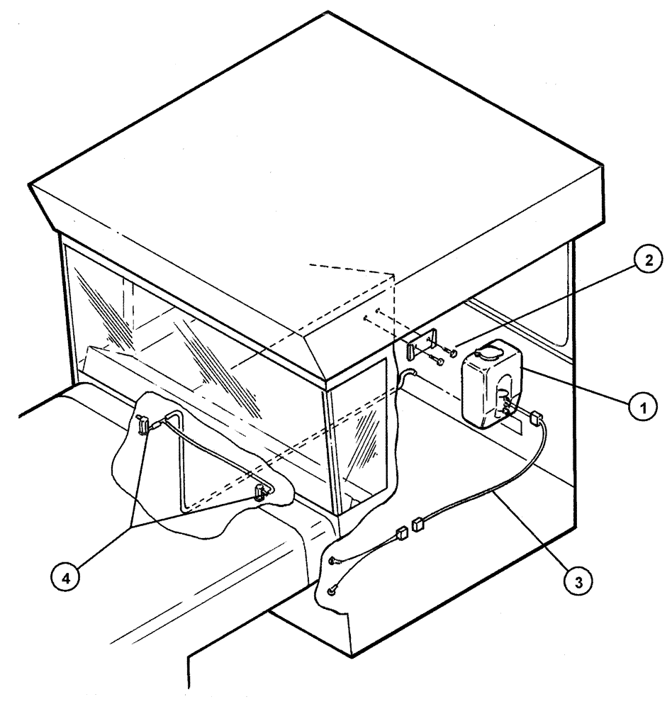 Схема запчастей Case IH 4330 - (01-009) - WINDSHIELD WASHER ASSEMBLY (10) - CAB