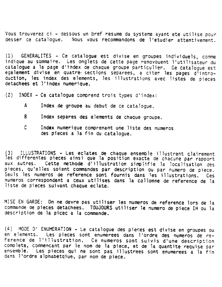 Схема запчастей Case IH D-155 - (0-D) - INTRODUCTION 