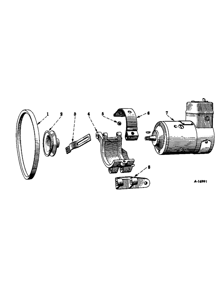 Схема запчастей Case IH SUPER AV - (110) - ELECTRICAL SYSTEM, GENERATOR, BOSCH "NO-BATTERY" TYPE, AND CONNECTIONS (06) - ELECTRICAL SYSTEMS