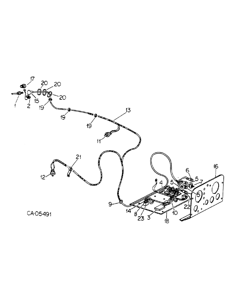 Схема запчастей Case IH 4366 - (08-20) - ELECTRICAL, EARLY WARNING SYSTEM PARTS ACCESSORY, 4366 TRACTORS (06) - ELECTRICAL