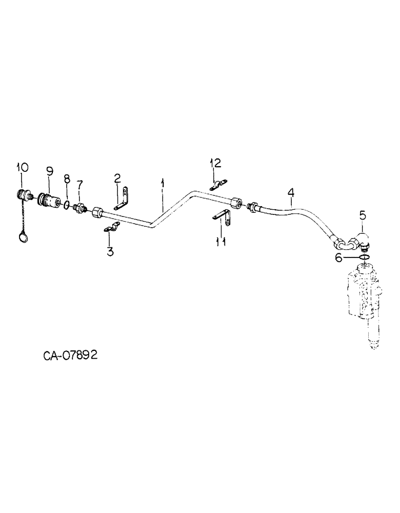 Схема запчастей Case IH 7288 - (10-34) - HYDRAULICS, HYDRAULIC MOTOR RETURN (07) - HYDRAULICS