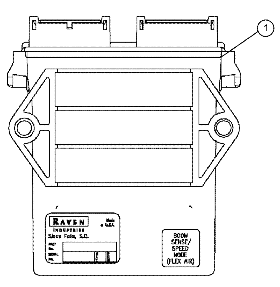 Схема запчастей Case IH SPX3310 - (12-033) - CONTROL GROUP, NODE/MTG VIPER (06) - ELECTRICAL