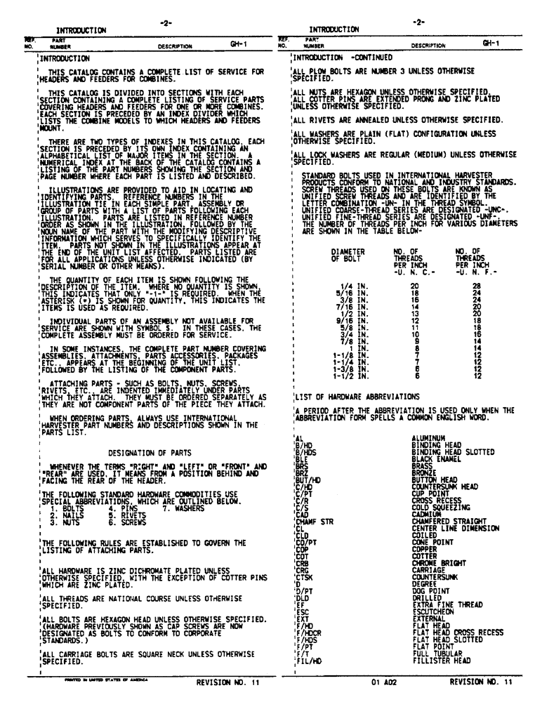 Схема запчастей Case IH 715 - (2) - INTRODUCTION (00) - GENERAL & PICTORIAL INDEX