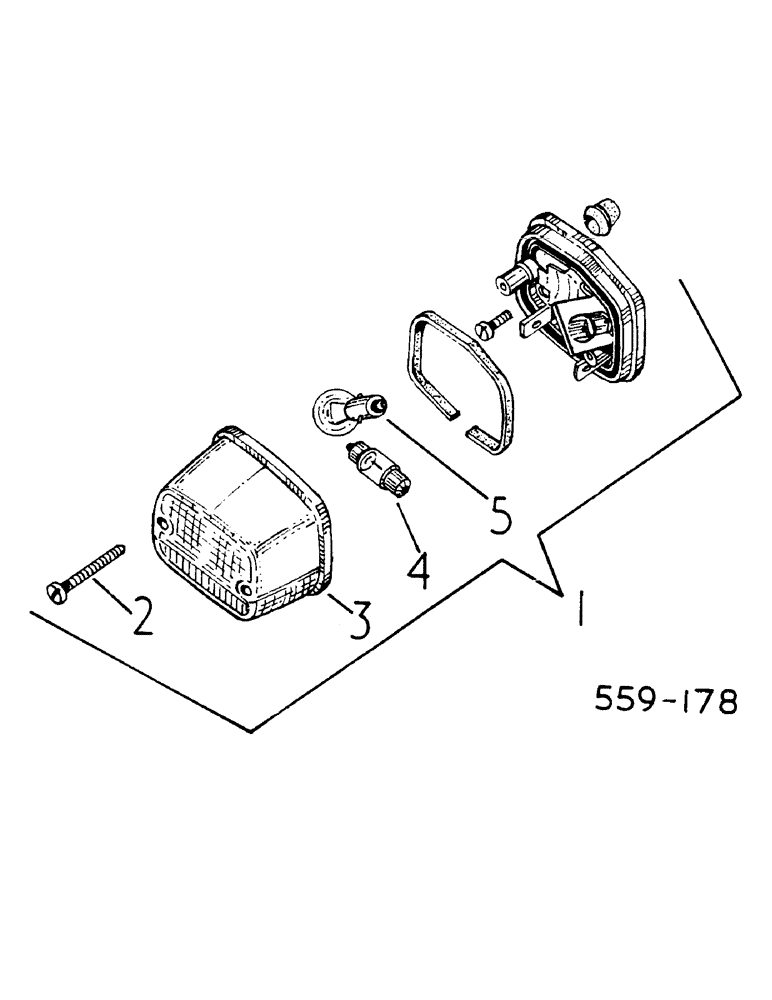 Схема запчастей Case IH 785 - (08-055) - LIGHT, SIDE AND FLASHER, DE-LUXE CAB (06) - ELECTRICAL