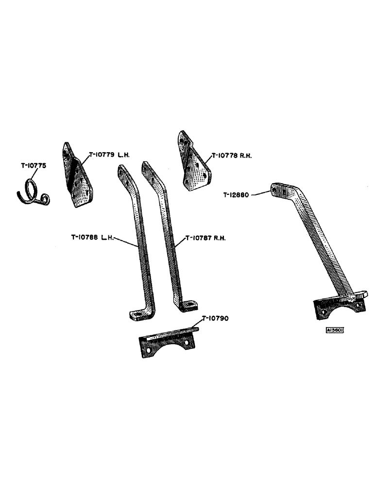 Схема запчастей Case IH T-SERIES - (05) - MAST BRACES AND TIE PLATES 