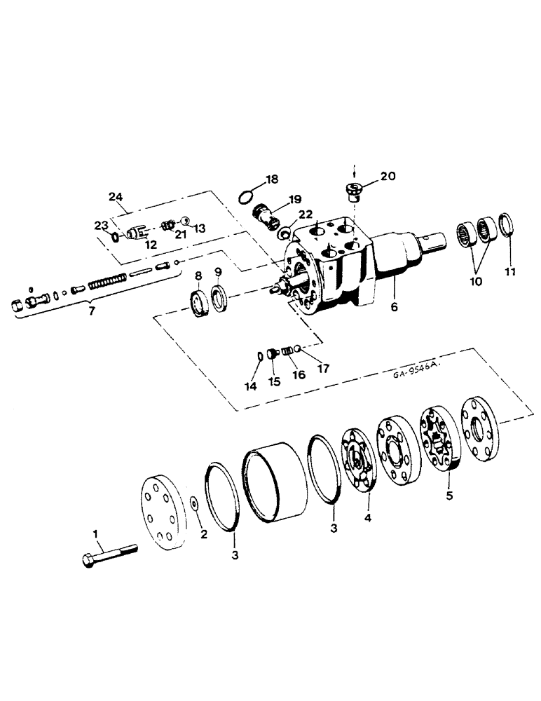 Схема запчастей Case IH 633 - (10-15) - STEERING CONTROL VALVE (07) - HYDRAULICS