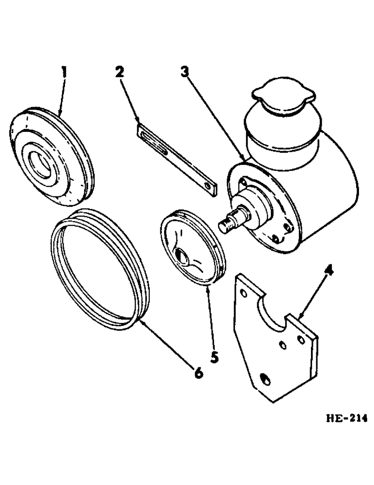 Схема запчастей Case IH 375 - (B-17) - POWER TRAIN, POWER STEERING PUMP AND DRIVE (03) - POWER TRAIN