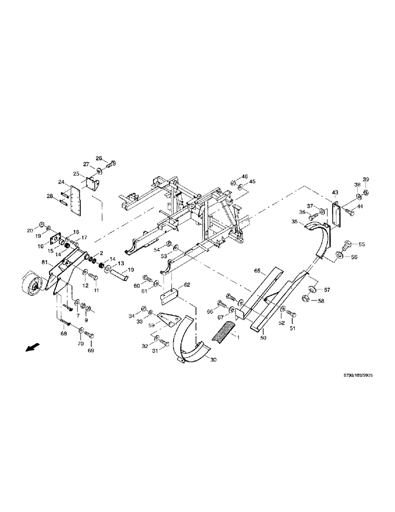 Схема запчастей Case IH 8790 - (016) - DRIVE SYSTEM, CYLINDER COUPLER DRIVE (14) - MAIN GEARBOX & DRIVE