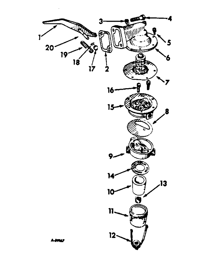 Схема запчастей Case IH C-301 - (E-39) - FUEL PUMP, GASOLINE 