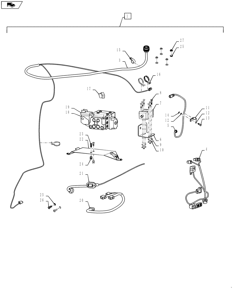 Схема запчастей Case IH QUADTRAC 450 - (88.055.07) - DIA KIT - AUTO GUIDANCE READY (88) - ACCESSORIES