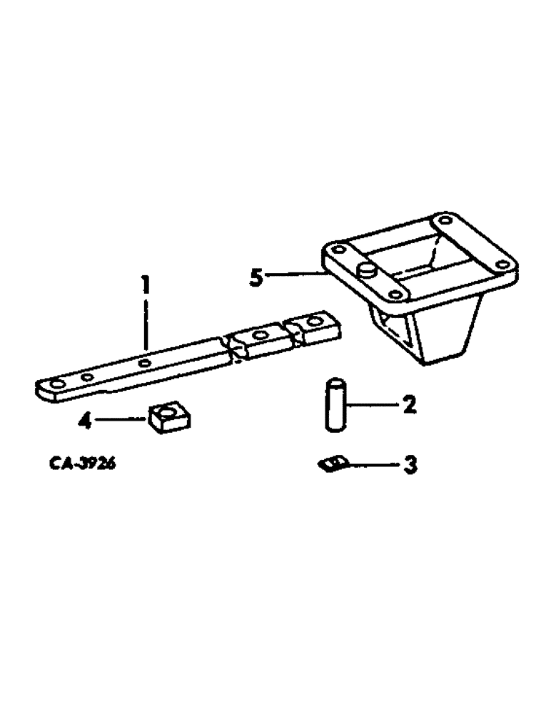 Схема запчастей Case IH 6588 - (09-02) - FRAME, SWINGING DRAWBAR, ONE-PIECE (12) - FRAME