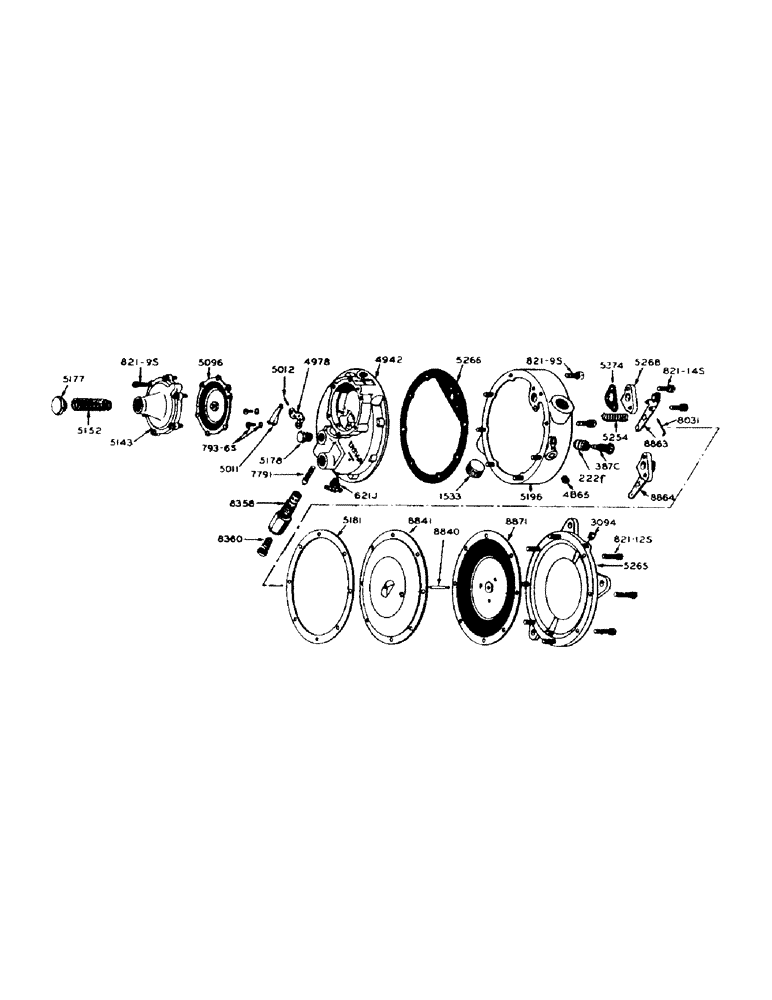 Схема запчастей Case IH 900 - (057) - L.P. GAS ENGINE, PARTS FOR 4001AA L.P. GAS REGULATOR (03) - FUEL SYSTEM