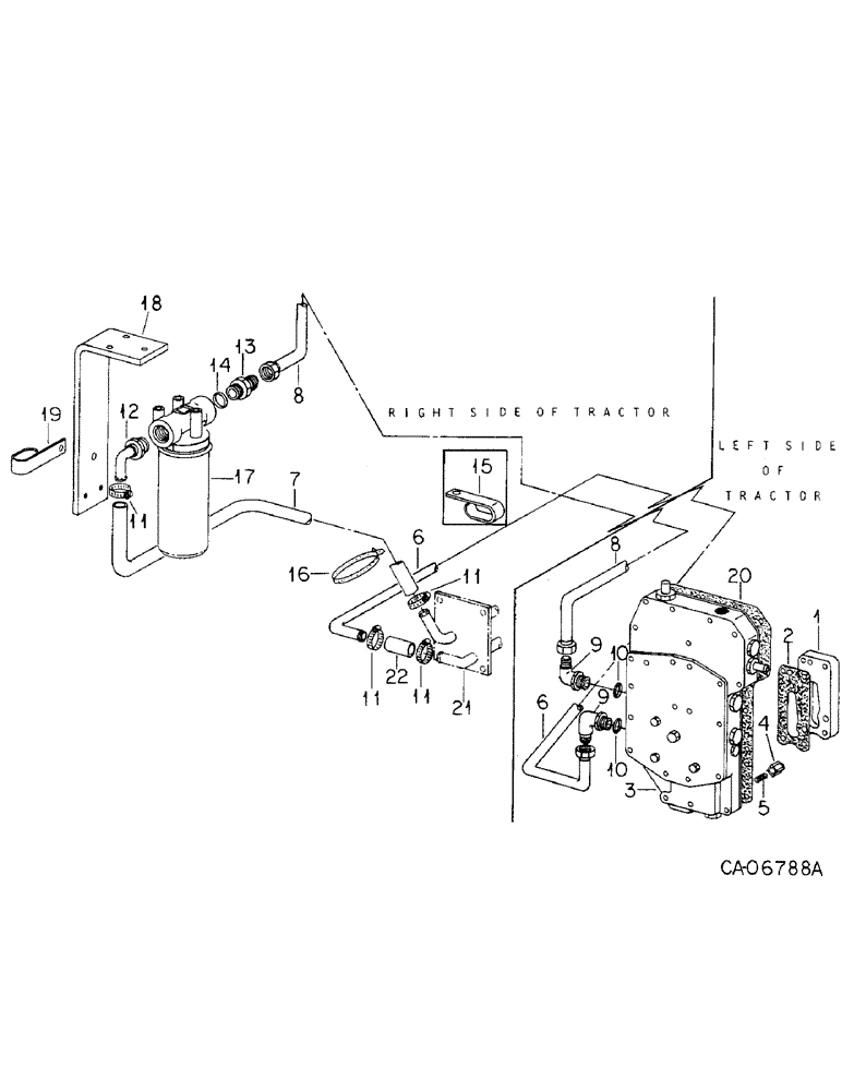 Схема запчастей Case IH 3588 - (10-06) - HYDRAULICS, MULTIPLE CONTROL VALVE AND CONNECTIONS (07) - HYDRAULICS