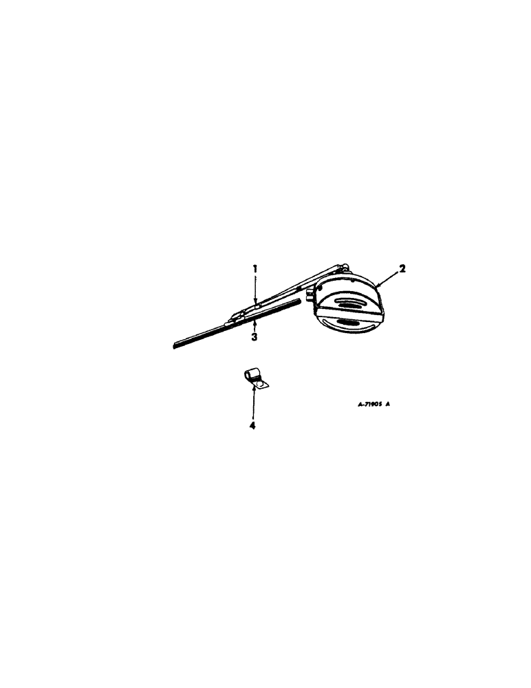 Схема запчастей Case IH 303 - (257) - OPERATORS CAB WINDSHIELD WIPER (55) - ELECTRICAL SYSTEMS
