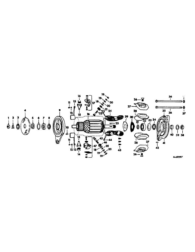 Схема запчастей Case IH 303 - (362) - BD-220 ENGINE, 3-9/16 X 3-11/16, GENERATOR, DELCO-REMY (10) - ENGINE