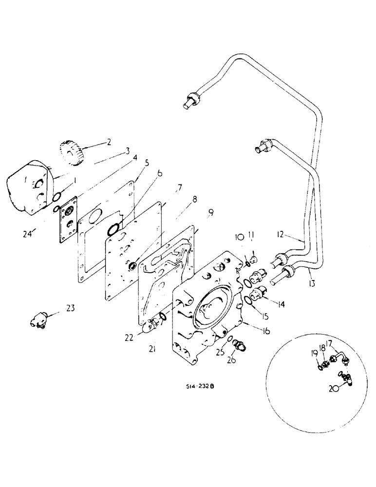 Схема запчастей Case IH 785 - (10-002) - HYDRAULIC POWER SUPPLY AND MULTI-CONTROL VALVE (07) - HYDRAULICS