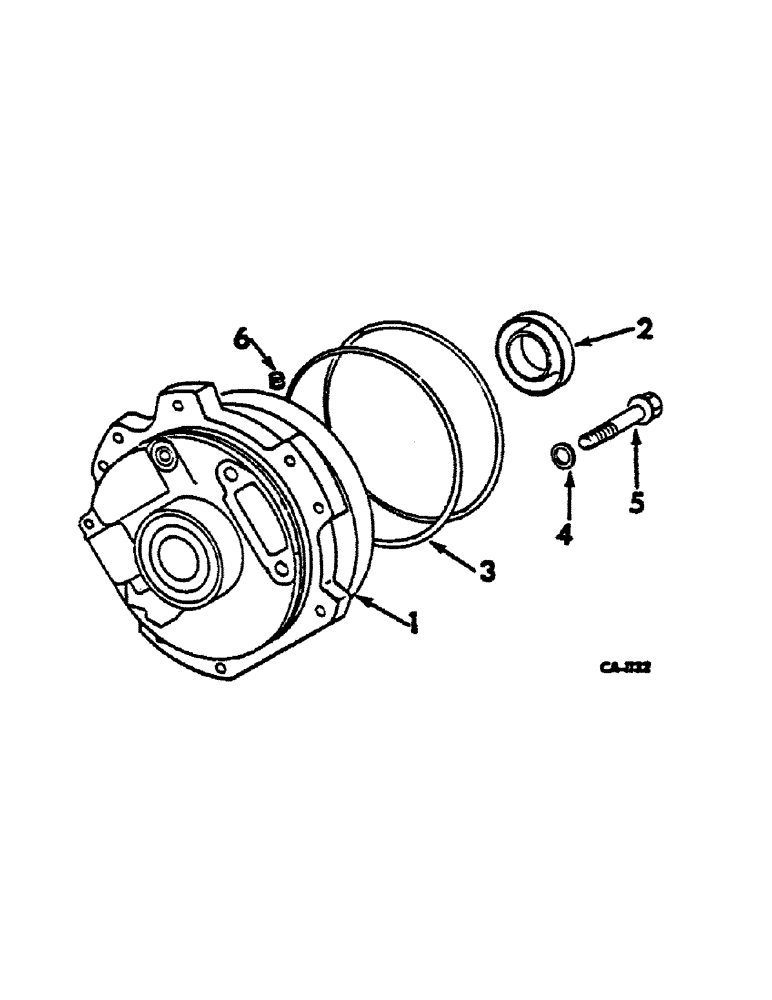 Схема запчастей Case IH 474 - (07-14) - HYDROSTATIC CHARGE PUMP (04) - Drive Train