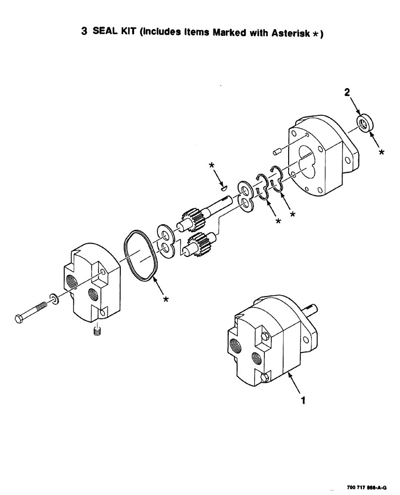 Схема запчастей Case IH 8576 - (09-036) - HYDRAULIC PUMP ASSEMBLY, 700717866 HYDRAULIC PUMP ASSEMBLY COMPLETE Decals & Attachments