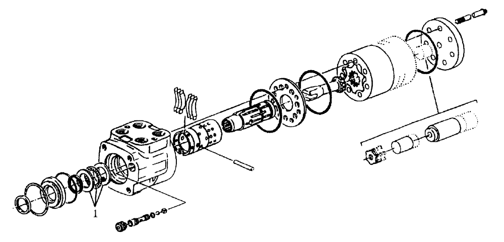 Схема запчастей Case IH AUSTOFT - (B02[02]) - HYD MOTOR * ORBOTROL CHAR-LYNN 22.6 CU IN. Hydraulic Components & Circuits