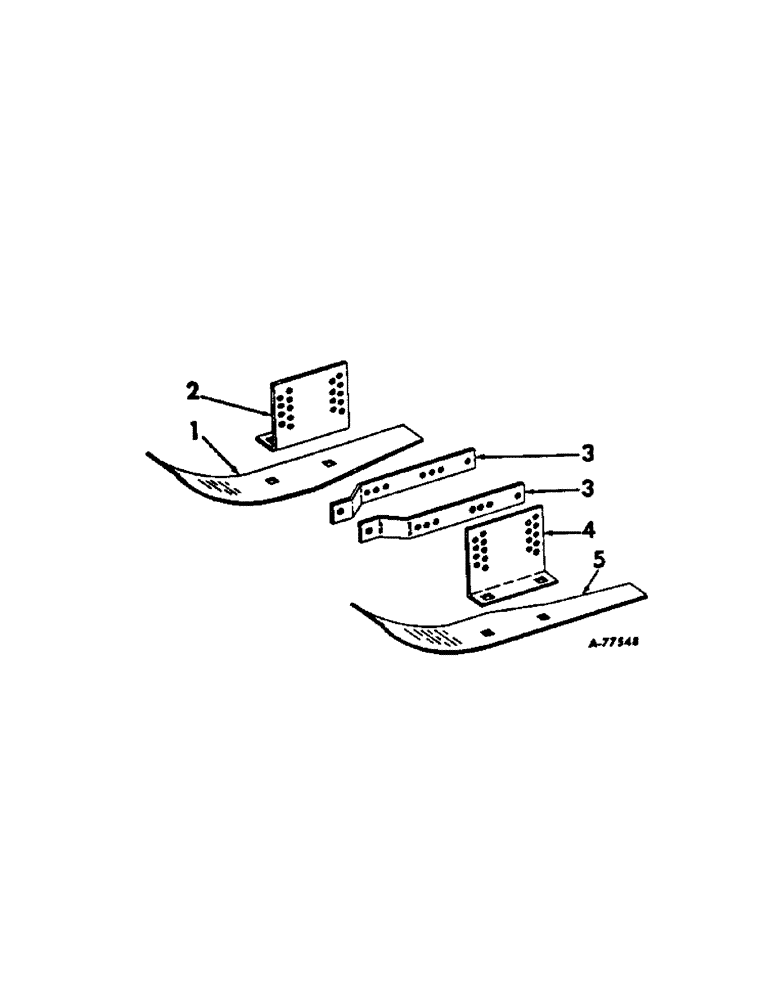 Схема запчастей Case IH 66-SERIES - (U-42) - NARROW GAUGE SHOE, ONE PER ROW, FOR 6-ROW PLANTERS 