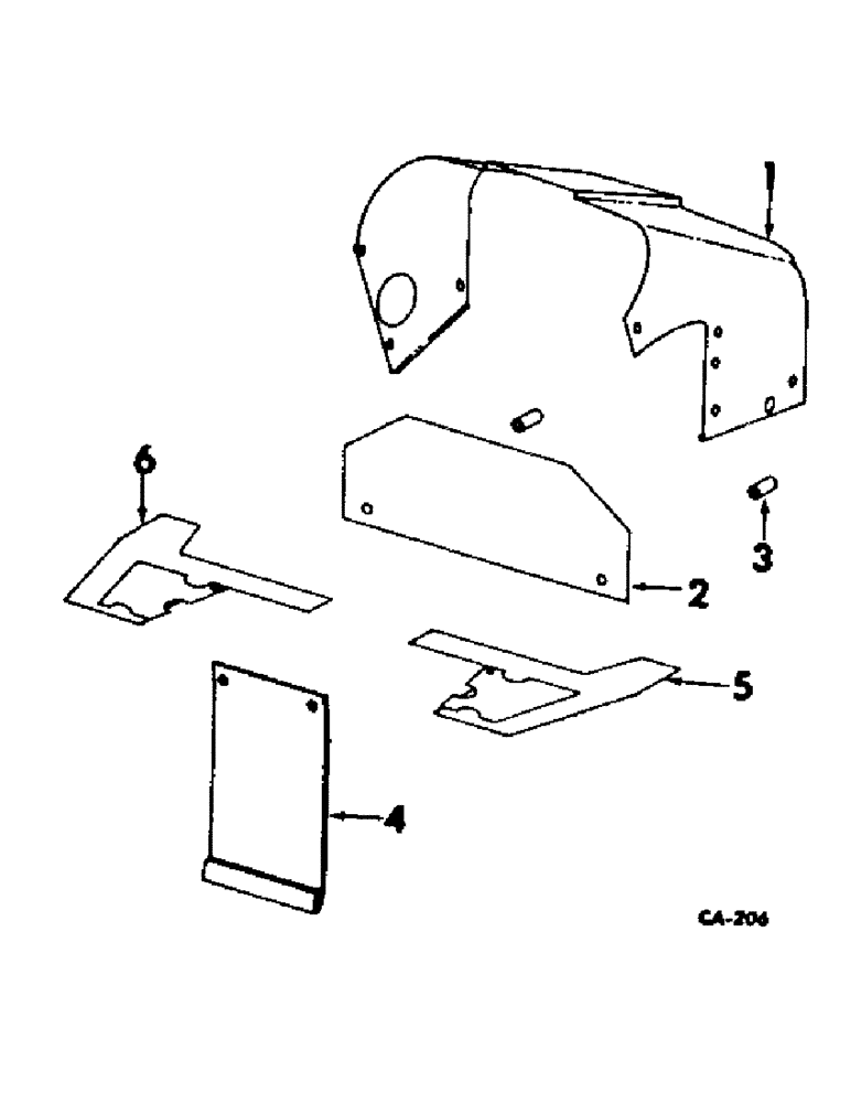 Схема запчастей Case IH 2856 - (N-07) - PARTS ACCESSORIES AND ATTACHMENTS, ALLEN TRACTOR CAB INSULATION Accessories & Attachments