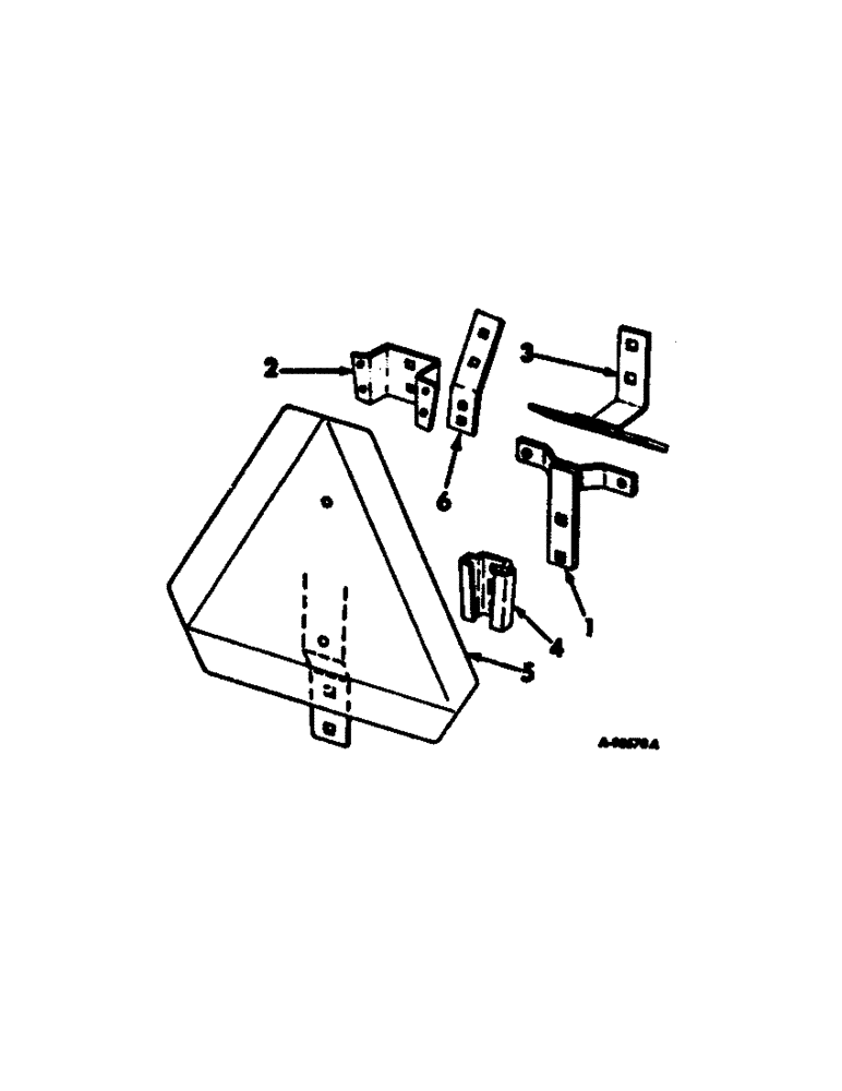 Схема запчастей Case IH HYDRO 86 - (02-01) - MISCELLANEOUS, SLOW MOVING VEHICLE EMBLEM Accessories & Attachments / Miscellaneous