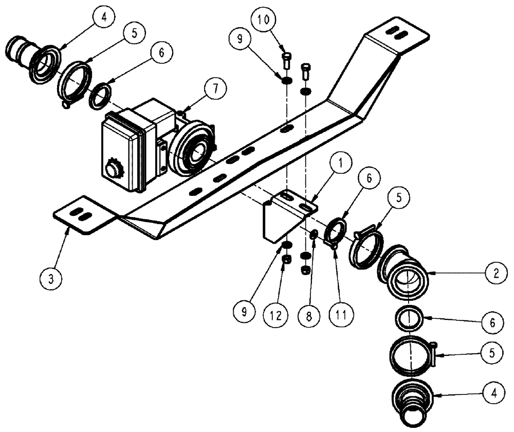 Схема запчастей Case IH SPX3310 - (09-009) - SPARGE VALVE GROUP Liquid Plumbing