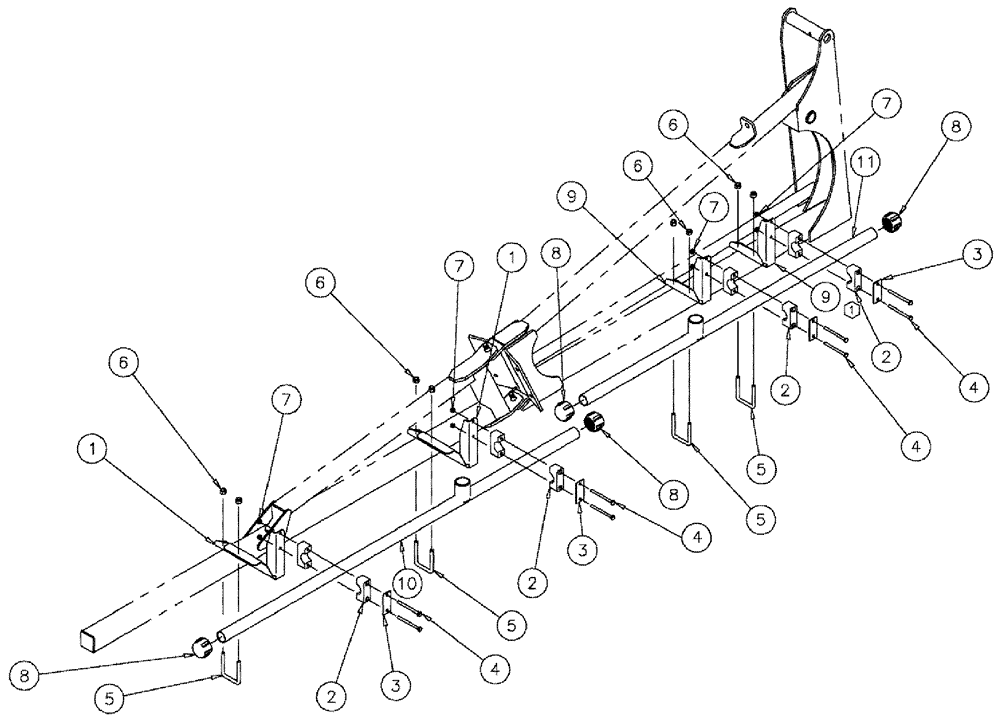 Схема запчастей Case IH SPX3310 - (09-045) - NOZZLE, 80 OUTER 10" Liquid Plumbing