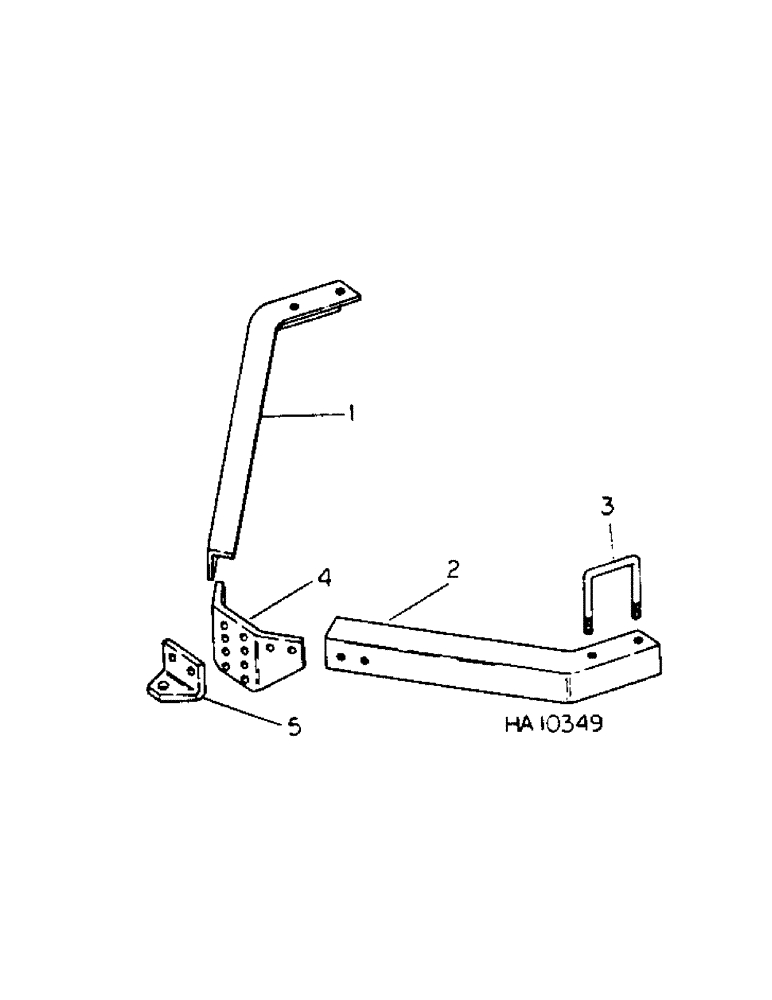 Схема запчастей Case IH 5500 - (G-13[A]) - TRAILING HITCH 