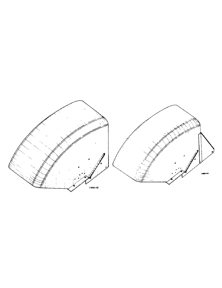 Схема запчастей Case IH 276 - (6-39) - INDUSTRIAL REAR FENDER ATTACHMENT (09) - CHASSIS