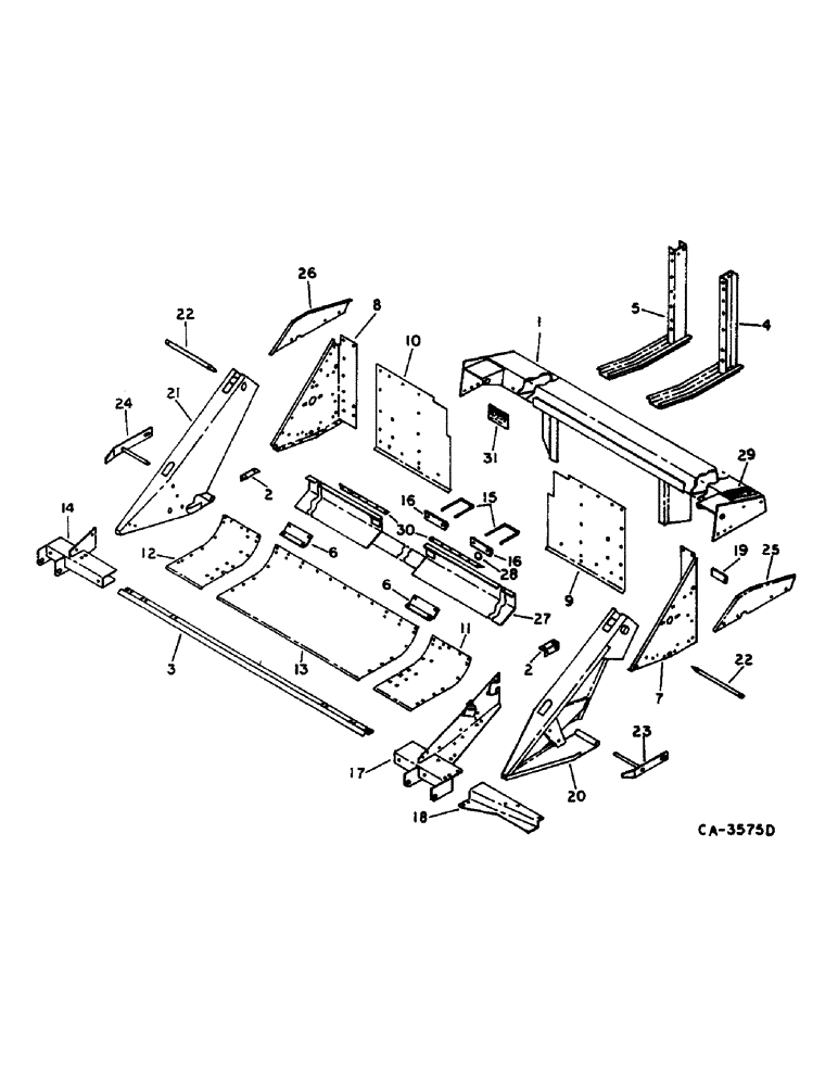 Схема запчастей Case IH 810 - (C-06) - GRAIN HEADER, HEADER 10 FT., PRODUCT GRAPHICS (58) - ATTACHMENTS/HEADERS