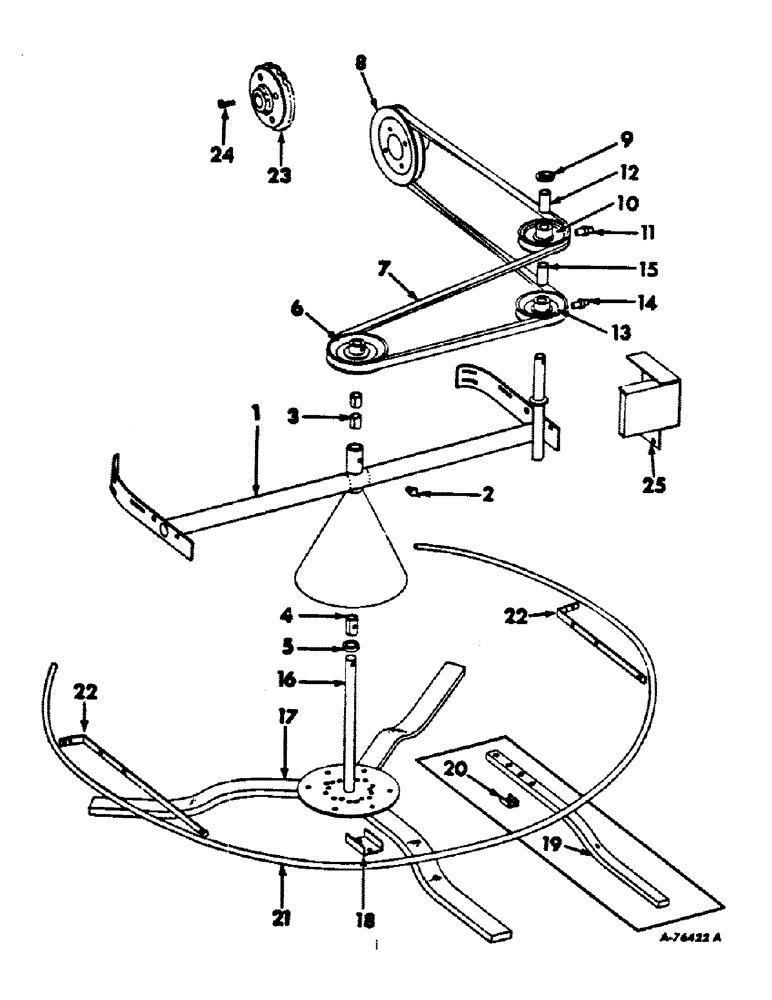 Схема запчастей Case IH 914 - (20-10) - SEPARATOR, STRAW SPREADER Separation