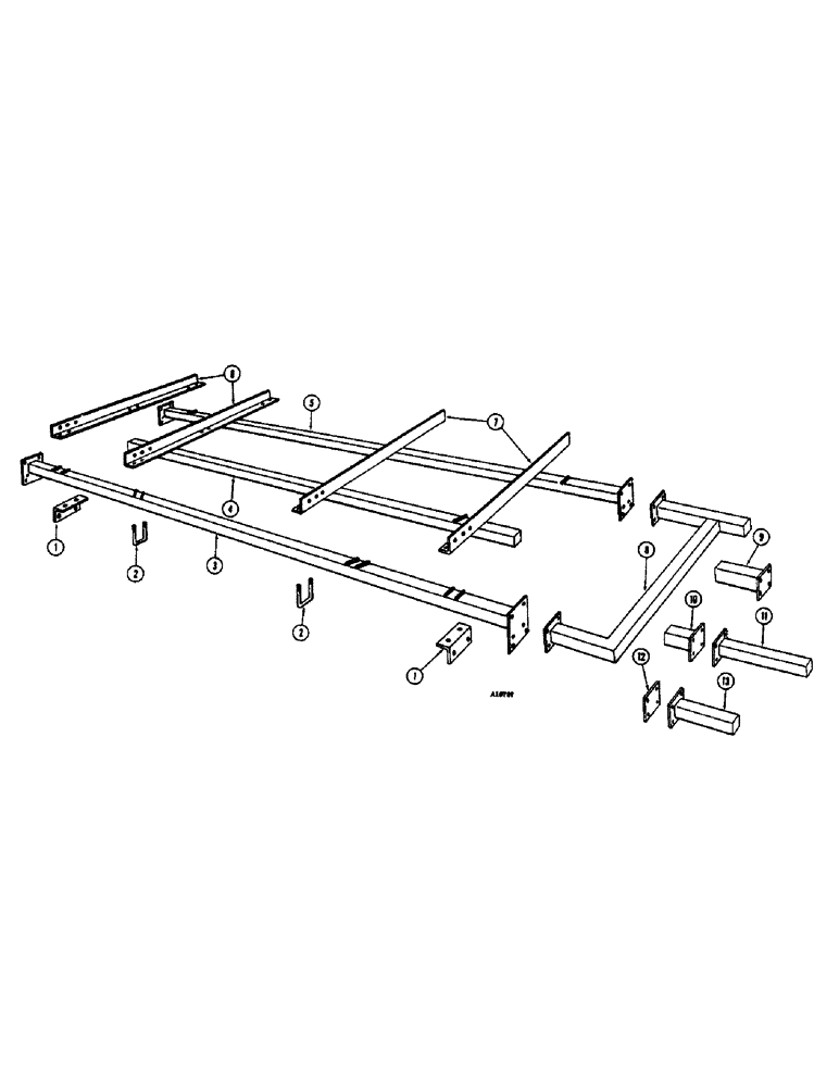 Схема запчастей Case IH FC-SERIES - (16) - MAIN FRAME AND EXTENSION, 15-6 