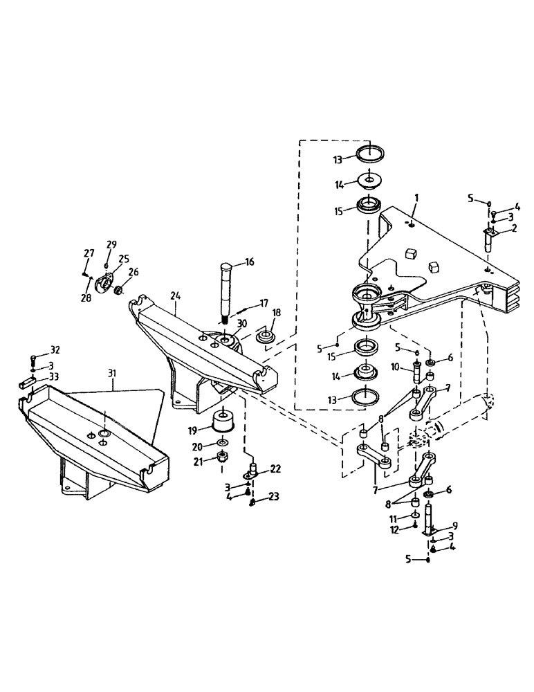 Схема запчастей Case IH 7000 - (A03-35) - ELEVATOR SLEW MECHANISM, FLORIDA OPTION Mainframe & Functioning Components