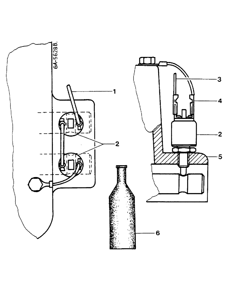 Схема запчастей Case IH 833 - (08-07) - SAFETY START SWITCH (06) - ELECTRICAL