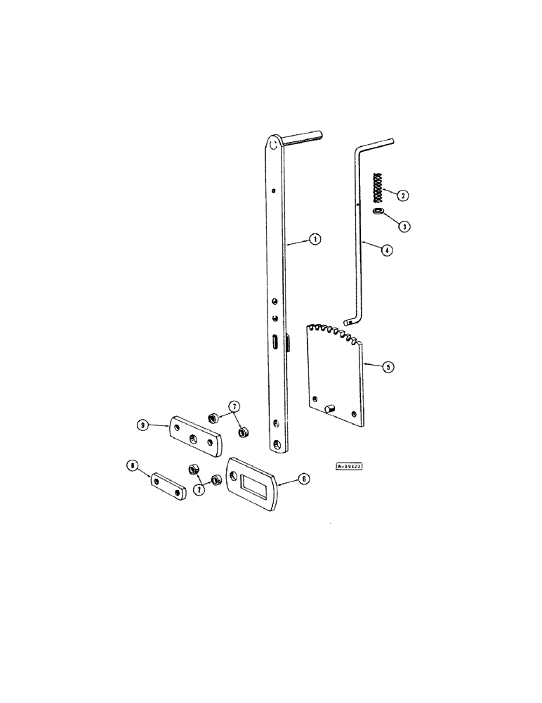 Схема запчастей Case IH MTA - (14) - LEAD LEVER 