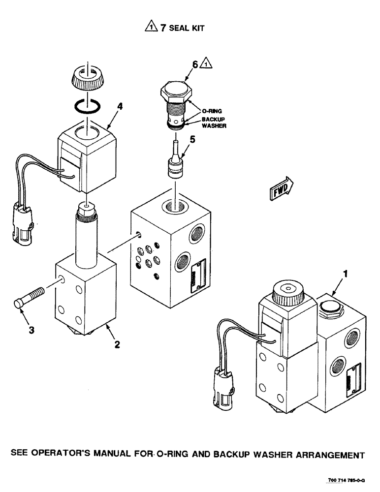 Схема запчастей Case IH 8435 - (8-26) - HYDRAULIC MANIFOLD ASSEMBLY, EJECTOR, 700714785 EJECTOR MANIFOLD ASSEMBLY COMPLETE (07) - HYDRAULICS