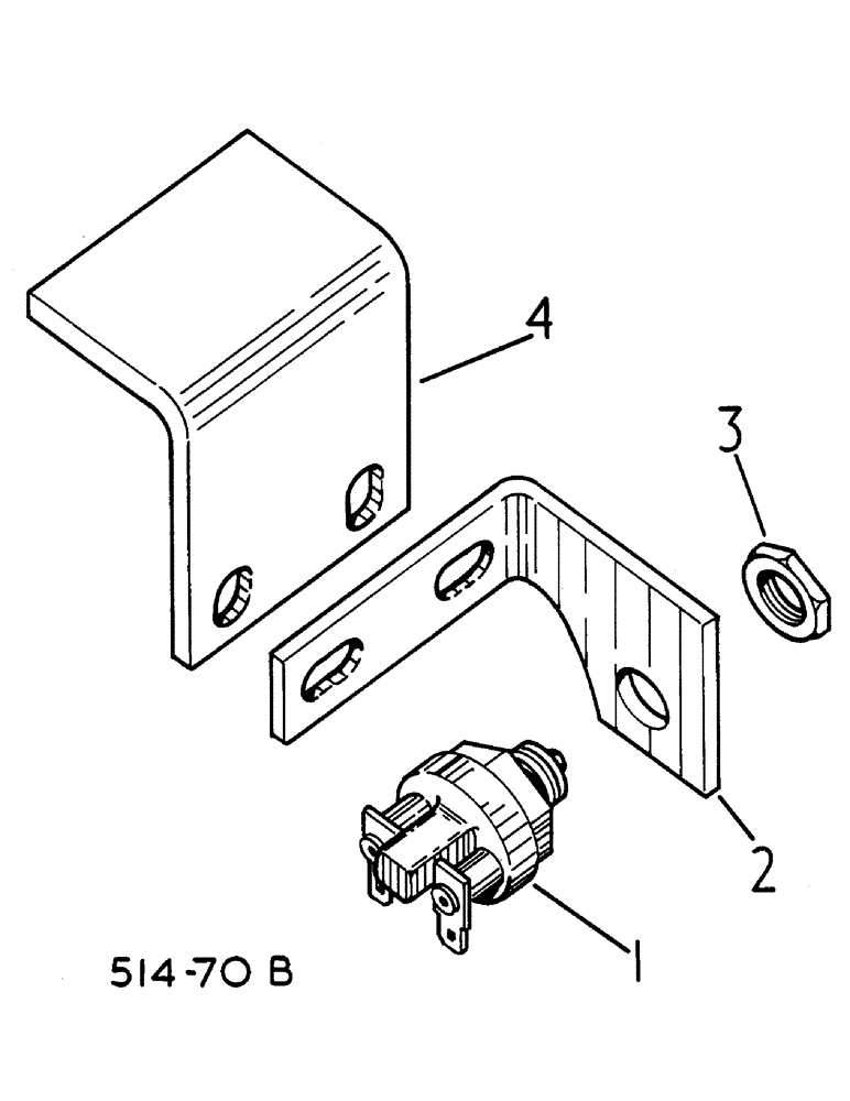 Схема запчастей Case IH 485 - (00G11) - NEUTRAL SAFETY SWITCH, UP TO 485/7099, UP TO 248/815 (06) - ELECTRICAL