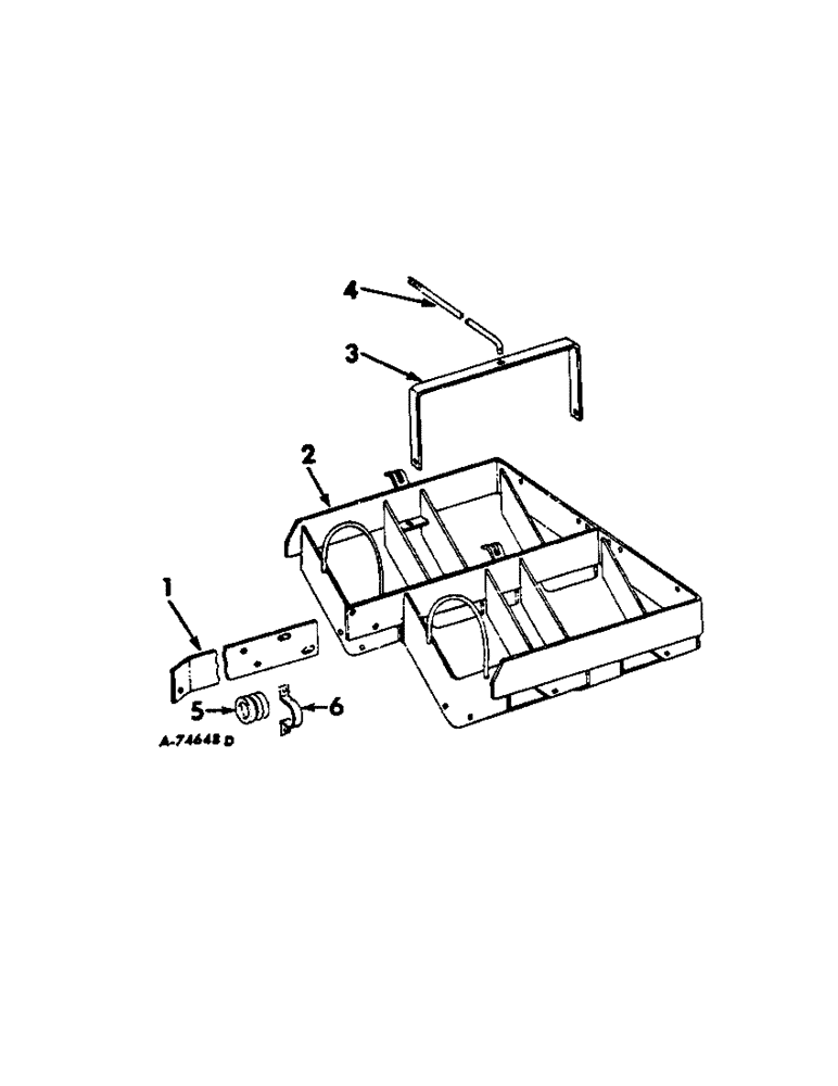 Схема запчастей Case IH 430 - (E-71) - FOUR COIL WIRE CONTAINER, FOR WIRE BALERS, WHEN ORDERED 