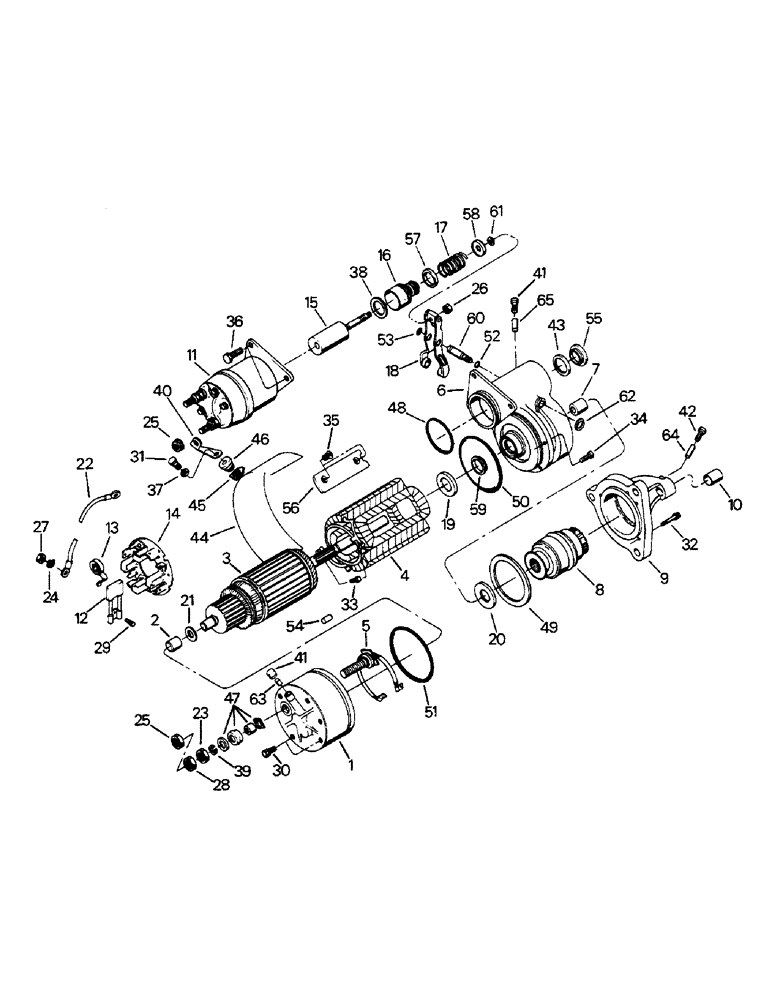 Схема запчастей Case IH STEIGER - (02-04) - STARTER ASSEMBLY (06) - ELECTRICAL