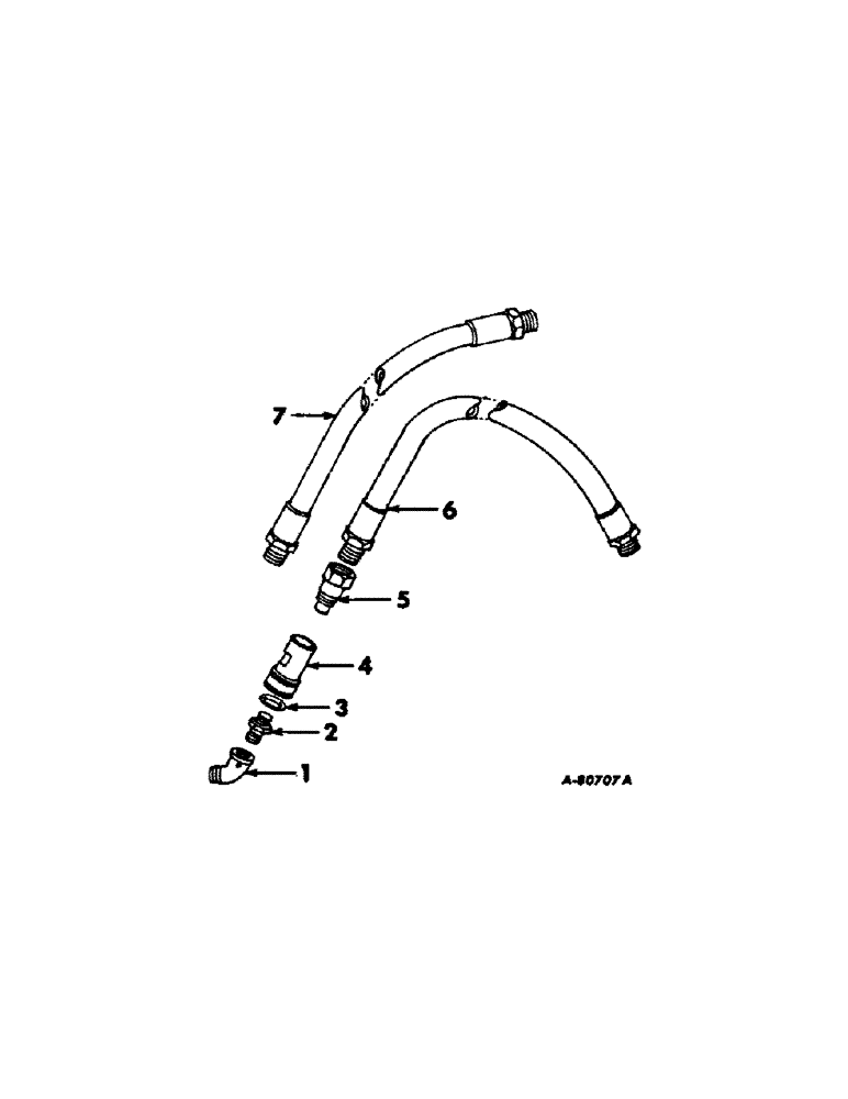 Схема запчастей Case IH 420 - (B-11) - HYDRAULIC HOSES AND FITTINGS 