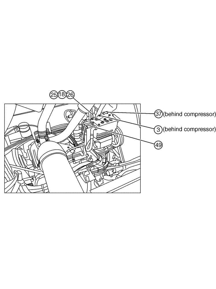 Схема запчастей Case IH 4330 - (02-001[01]) - ENGINE GROUP (4330 ONLY) (01) - ENGINE