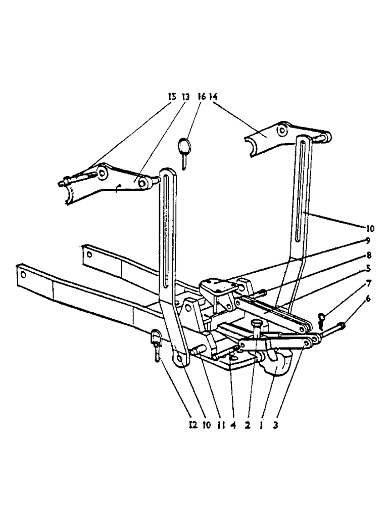 Схема запчастей Case IH 1200 - (071) - PICK-UP HITCH, U1171, PICK-UP HITCH, U789, OPTIONAL EQUIPTMENT Drawbars & Hitches