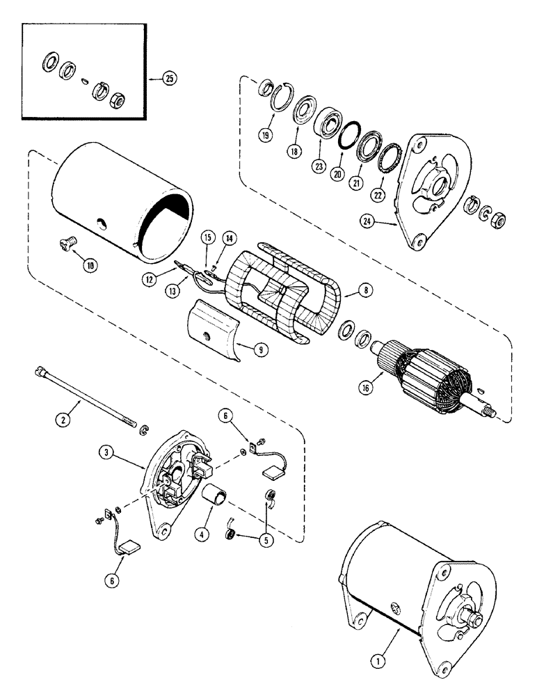 Схема запчастей Case IH LUCAS - (04) - K908882 GENERATOR, LUCAS NUMBER 22791, MODEL C40A 