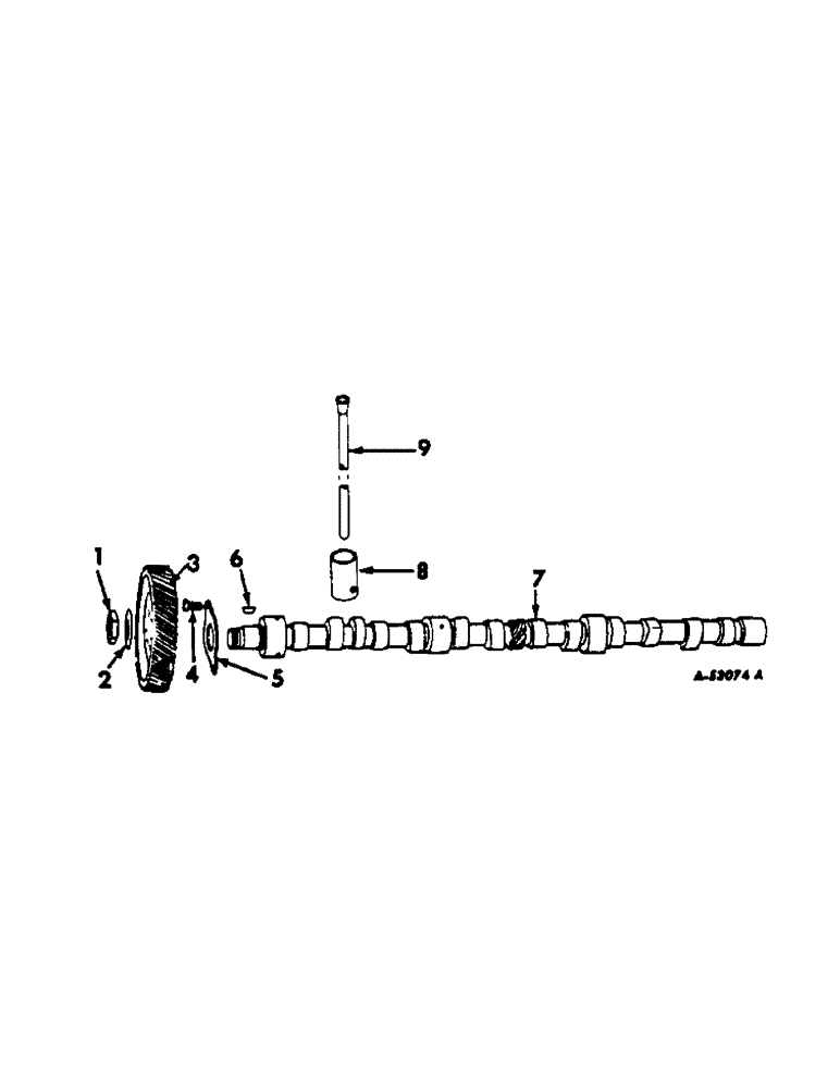 Схема запчастей Case IH C-301 - (E-06) - CAMSHAFT AND RELATED PARTS 