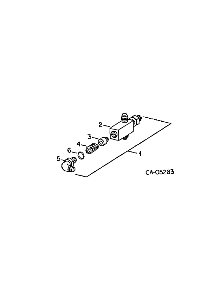 Схема запчастей Case IH 3688HC - (10-19) - HYDRAULICS, BRAKE CHECK VALVE (07) - HYDRAULICS