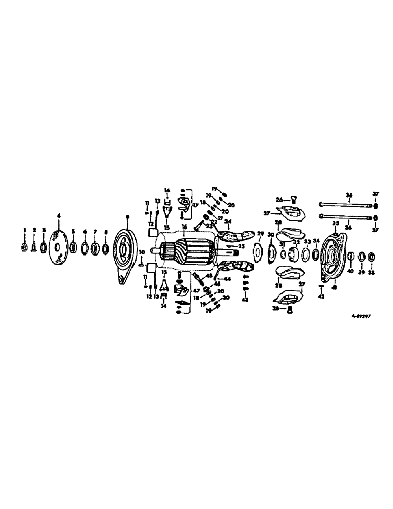 Схема запчастей Case IH 403 - (375) - GENERATOR, FOR D-282 ENGINE (55) - ELECTRICAL SYSTEMS